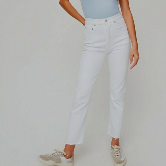 AGOLDE Riley High Waist Straight Leg Jeans - Picture 5 of 8